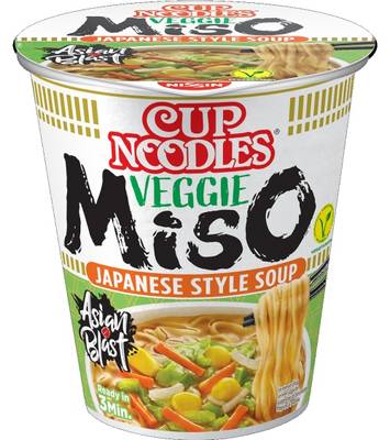 J18261 Makar.inst.Veggie Miso Cup Noodles 67g Nissin